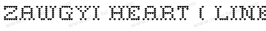 ZawGyi Heart ( Line字体转换